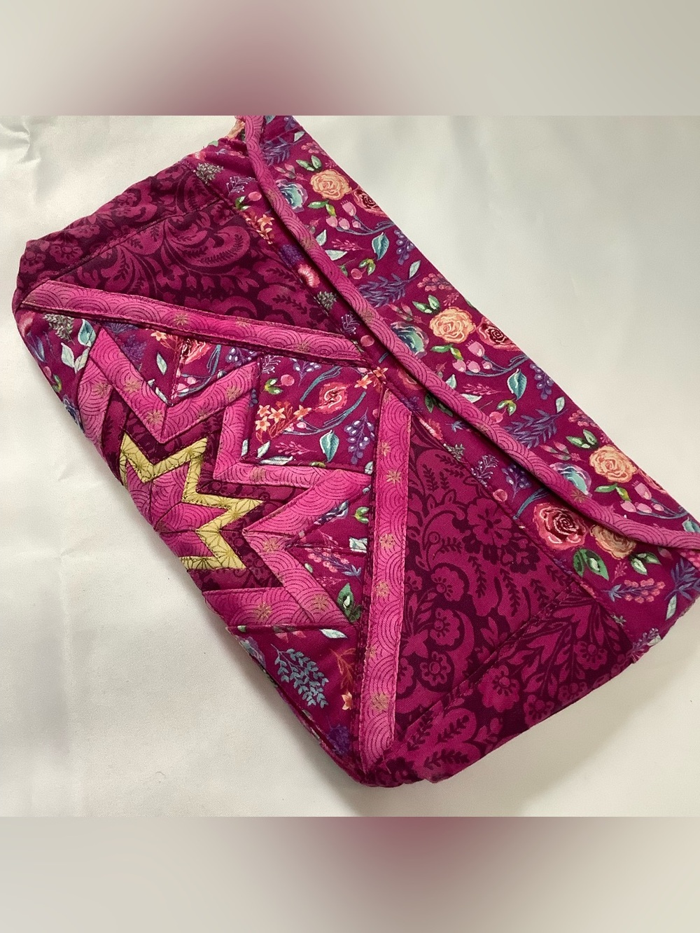 Handmade Quilt make up bag NEw No tags.
